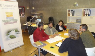 Reunión de trabajo en la sede de Phi Gaia